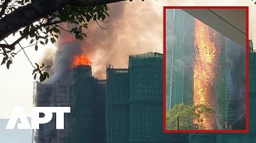 Inferno in Hong Kong: Massive Tai Po Blaze Traps Residents as Scaffolding Collapses | APT