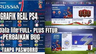 RELEASE FIFA 18 WORLD CUP RUSSIA 2018 FULL DATA#FIFA16 ANDROID PATCH
