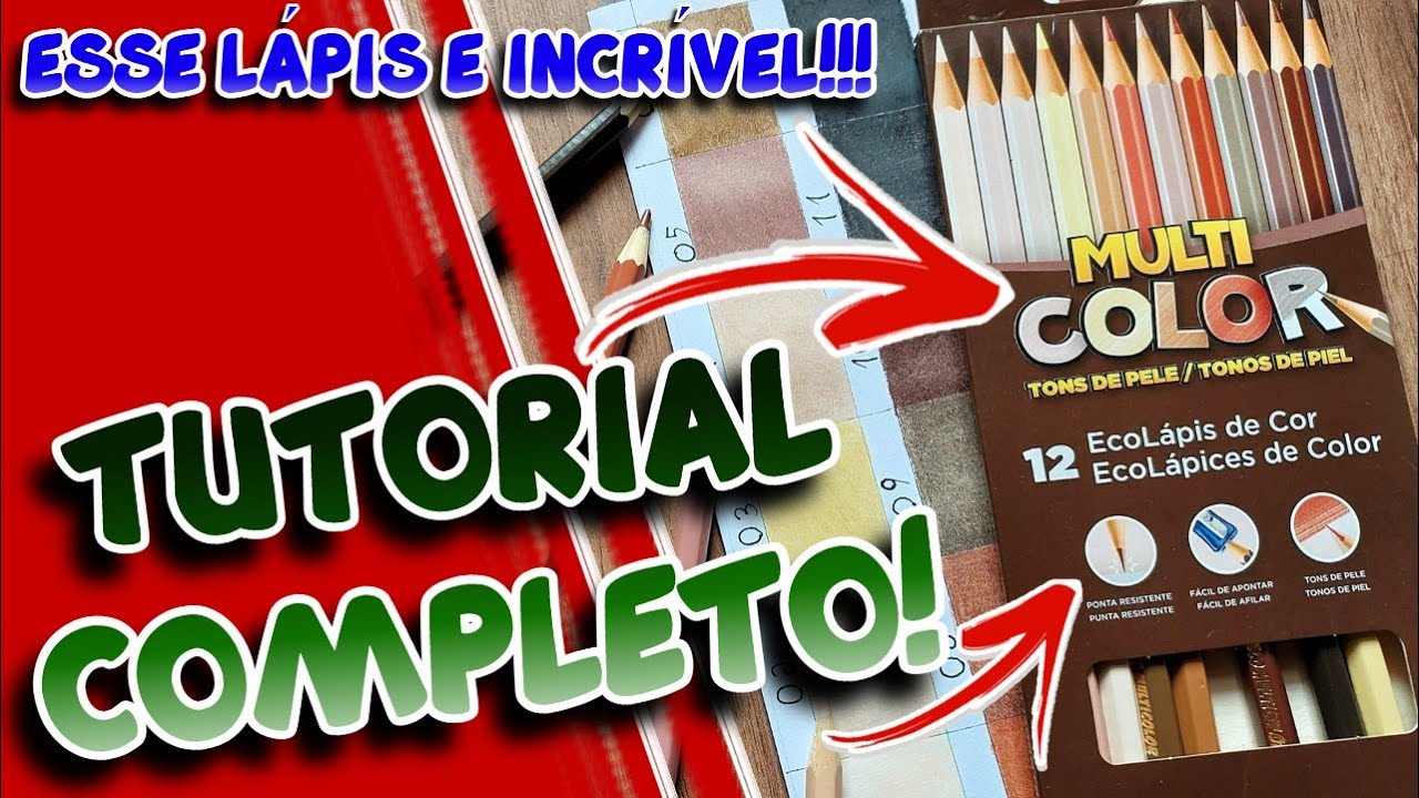 COMO COLORIR BEM COM MULTICOLOR 12 TONS DE PELE - PASSO A PASSO