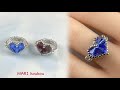 Heart Ring〜6mm crystal beads