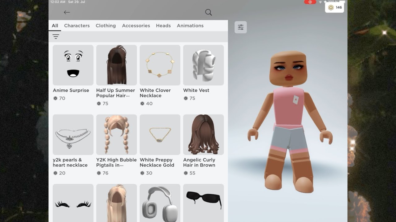 160 Robux 160 Robux Shopping Spree 🛍🛒💫🌿 - YouTube