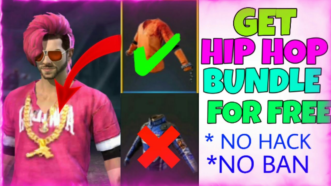 HOW TO GET HIP HOP BUNDLE FOR FREE IN FREE FIRENEW GLITCH