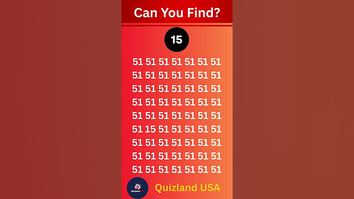 Only 1% Can Find 15! 🤯 | Odd Number Challenge #shorts
