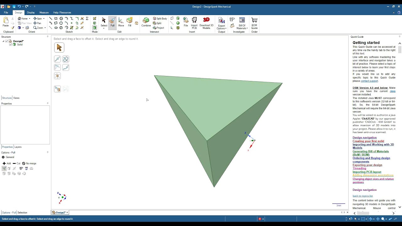 DesignSpark Mechanical Tutorial Sketch Plane YouTube