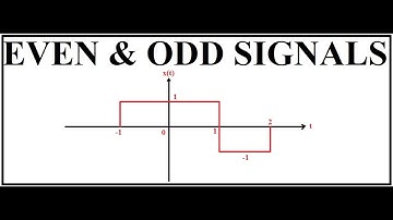 Even and Odd Signals | Example 3