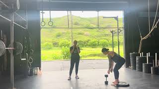 Heels Elevated Goblet Squat Pulses 