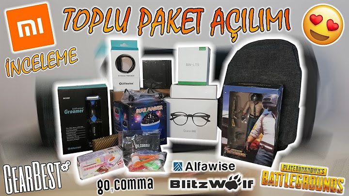 Çin'den Aldığım 1 Koli Ürün (Gözlük, PUBG, Tıraş makinesi..) - Çin'den Alışveriş