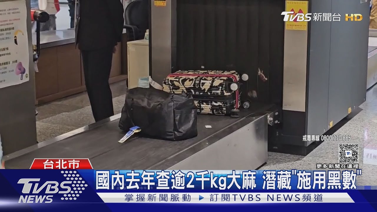 美國返台帶「大麻軟糖」 行李過X光遭抓包｜TVBS新聞 