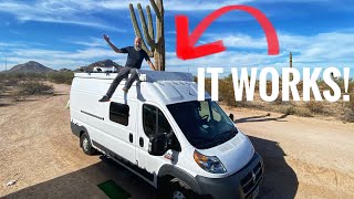 Awesome Van Mod! Promaster Custom DIY Wind Fairing