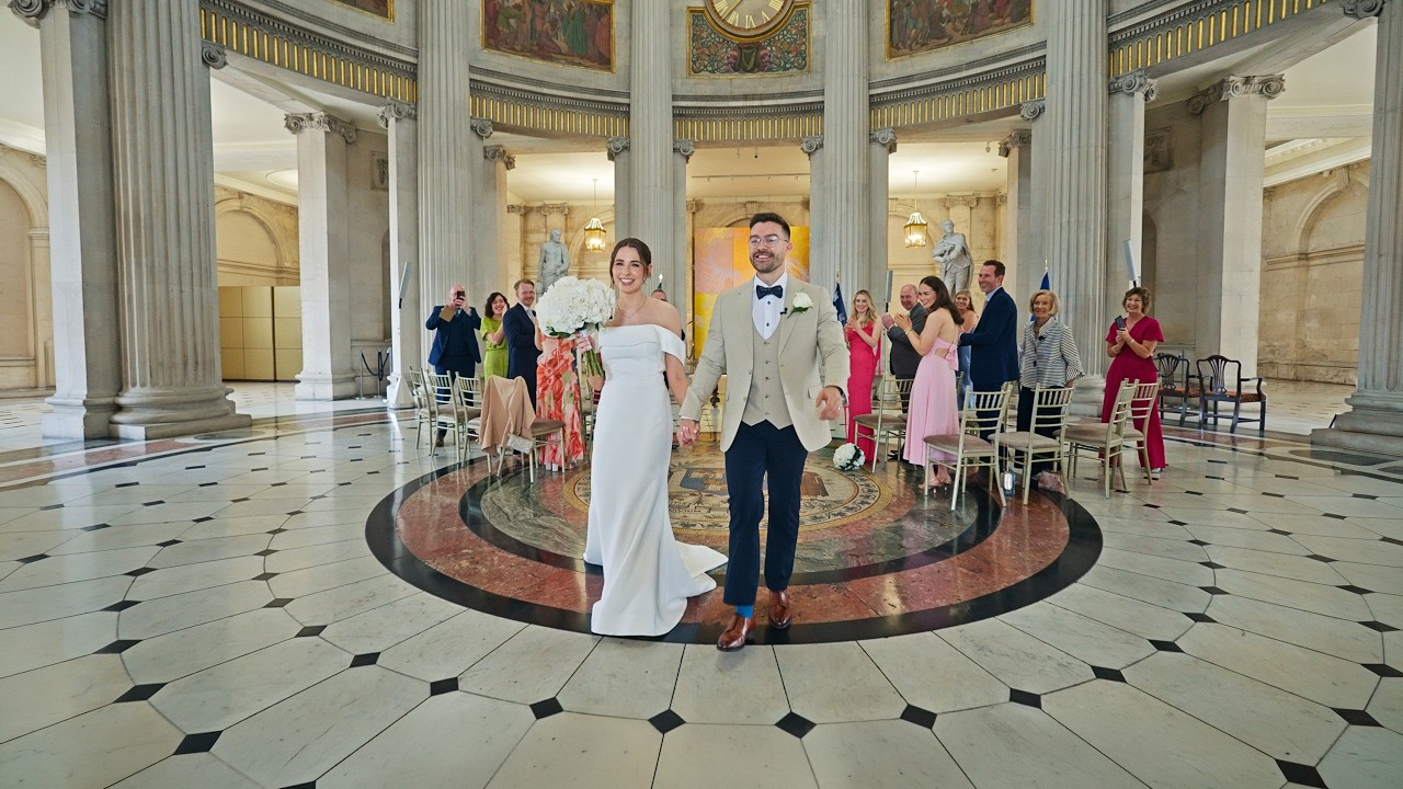 Jill & Peter ❀ 01.07.2025 Love Story |  The City Hall, Dublin | Peruke & Periwig | BANG