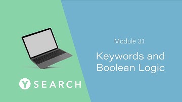 Keywords and Boolean Logic
