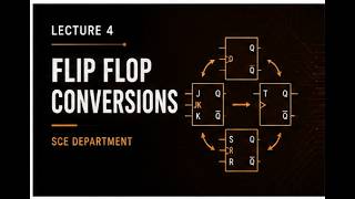 Flip Flops Conversions (Switching) - Sequential Logic Design (SCE)