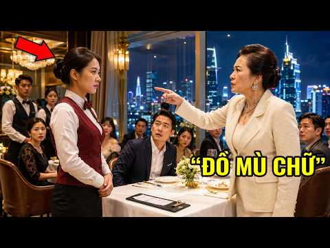 Vợ Tỷ Phú Sỉ Nhục Cô Phục Vụ Là "Mù Chữ"... Điều Cô Làm Sau Đó Khiến Cả Nhà Hàng Chết Lặng!