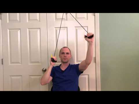 How to use shoulder pulleys  to regain Shoulder motion