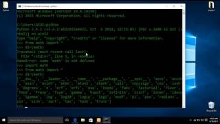 Part 19-Math module in python(Hindi)