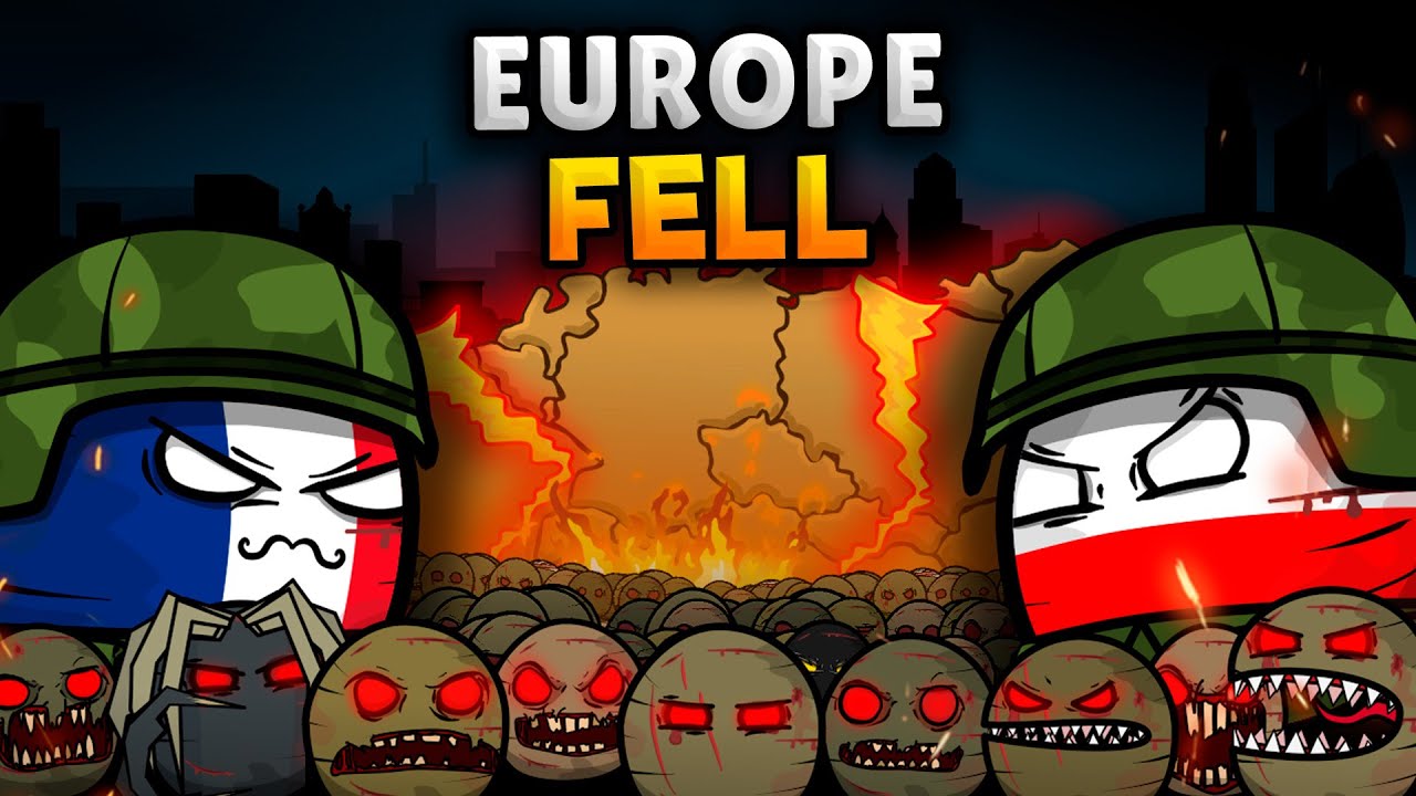The Ultimate “Zombies in Europe” 4 season Compilation ( Countryballs )