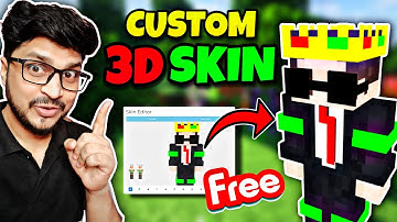 How To Make Custom 3D Minecraft Skin For Java & PE | How to make Skin like Senpaispider