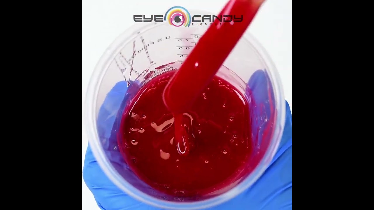 Eye Candy Red Resin Pigment Paste Kakyu Red (2 oz Paste / 4 oz Jar), Epoxy  Resin Art Paste