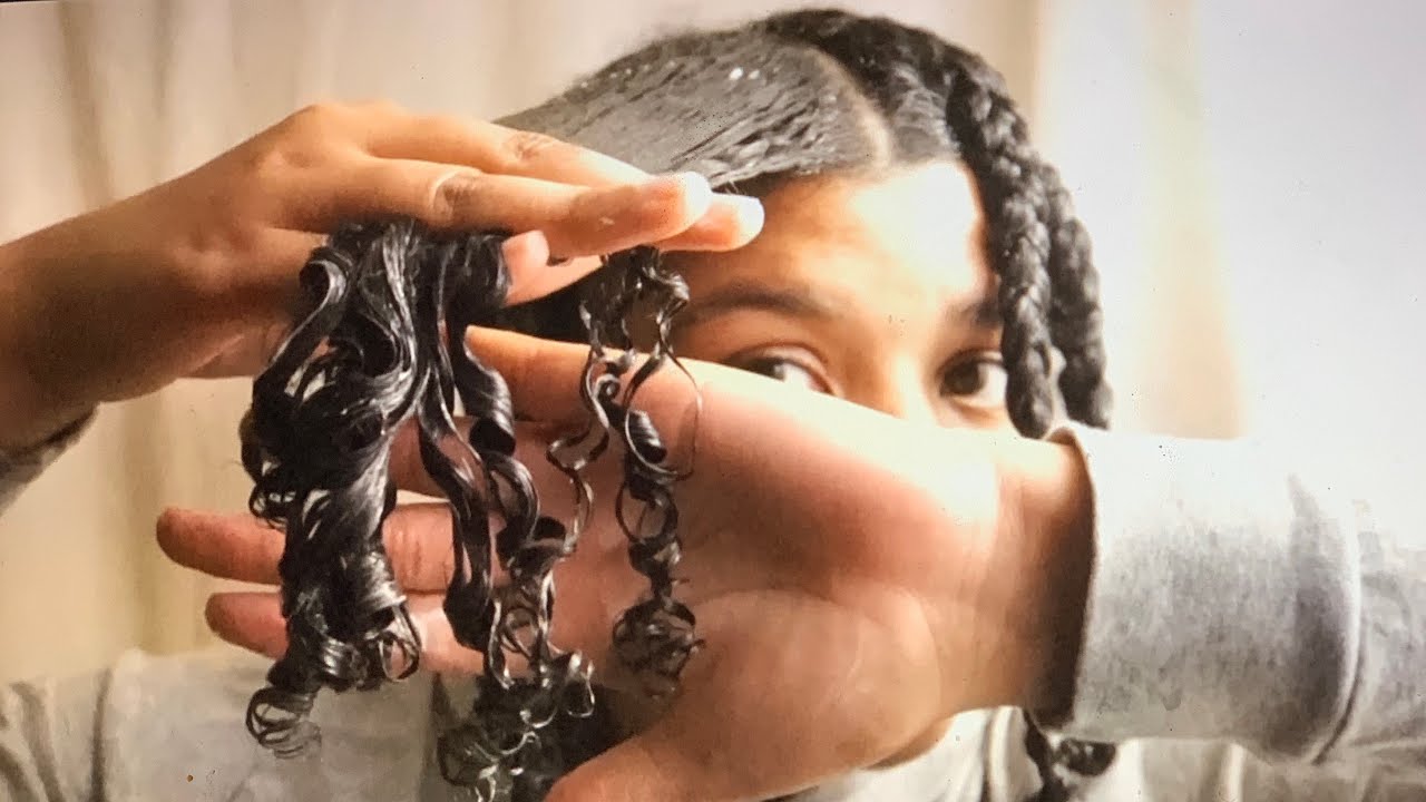 Bomb Braidout on Type 4 Natural Hair ft. Wetline Extreme Gel