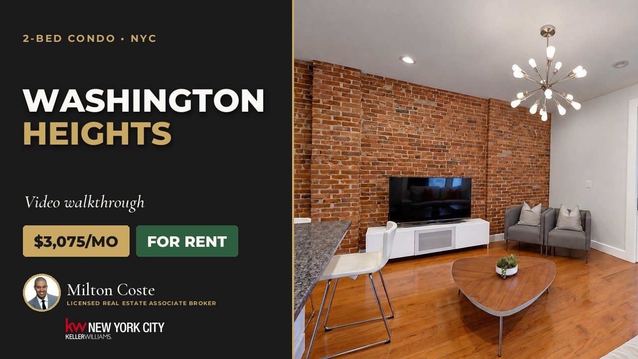 160 Wadsworth Ave #402 | $3,075 Washington Heights 2 Bedroom, Washer/Dryer in Unit