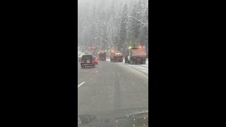 Mountain passes see snow ahead of Thanksgiving