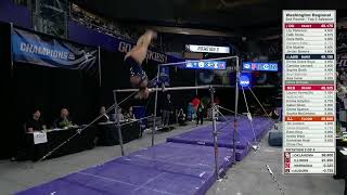 Olivia Greaves 9.95 Bars Auburn @ Seattle Regional Semifinals 4-4-25