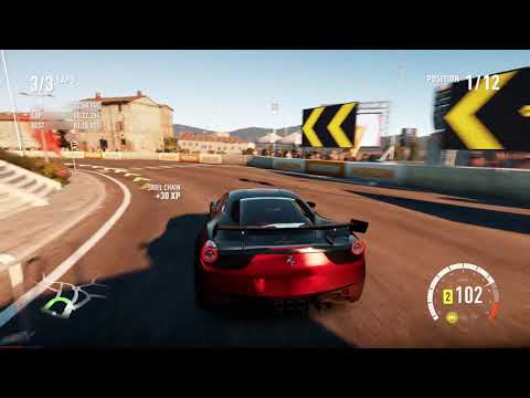 Forza Horizon 2 XBOX One X Gameplay | Modern Super Cars - Old Town Circuit | Ferrari 458 Italia