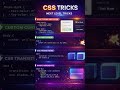 Next-Level CSS Tricks You NEED to Know 🤯🔥#shorts #shortsfeed #css #webdevelopment #viral #trending