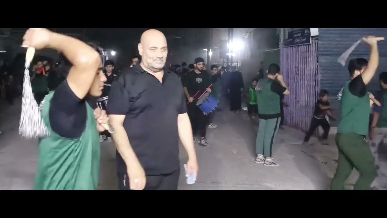 نزلة ليله الرابع من محرم موكب عبد الله الرضيع لشباب اهل البيت (المعالف)