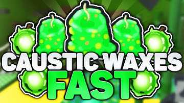 How to Get Caustic Waxes Fast in Bee Swarm Simulator!