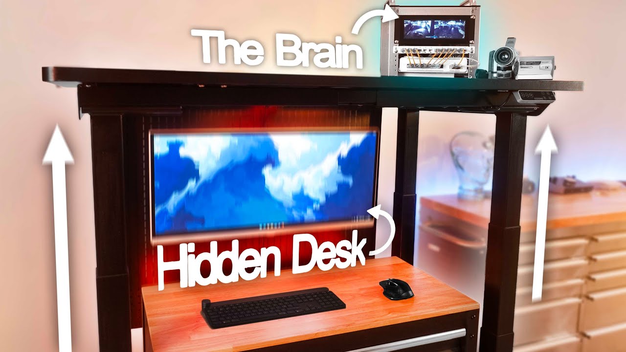 I Turned My Desk Into a Secret Workbench