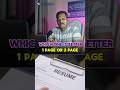 ATS friendly Resume Malayalam which one is better 1 page or 2 page? #ats #atsmalayalam #malyalamats