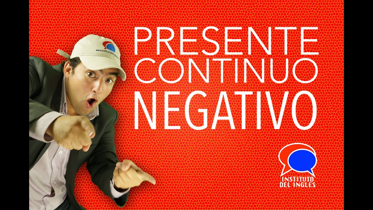 Resultado de imagen para presente continuo negativo