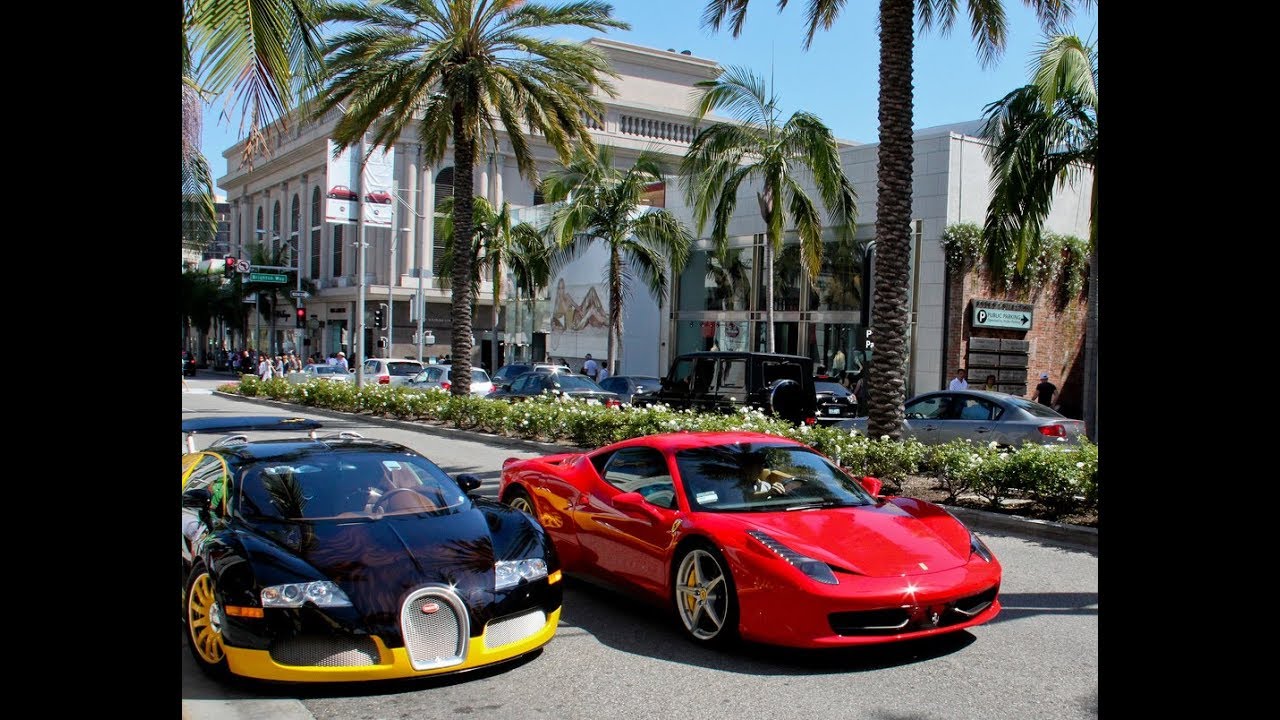 Cars at Rodeo Drive, Beverly Hills 🇺🇸CALIFORNIA🇺🇸 