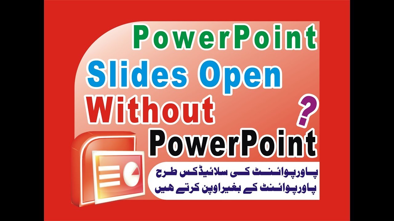 how to open powerpoint presentation without powerpoint