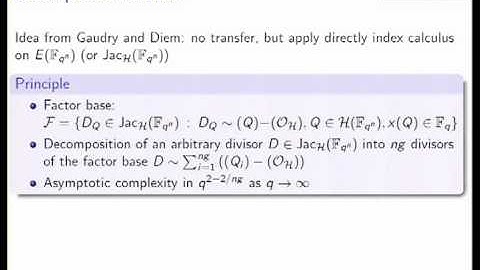 Cover and Decomposition Index Calculus on Elliptic Curve ...