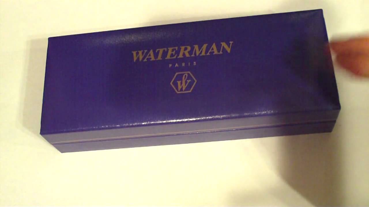 Waterman fountain pen review - YouTube