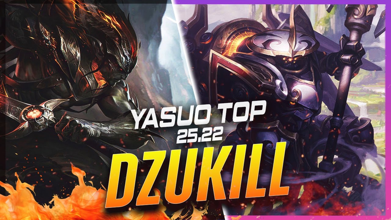 Dzukill - Yasuo vs Jax TOP #3 Patch 25.22 - Yasuo Gameplay