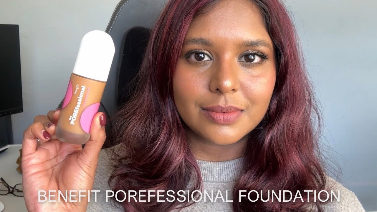 Benefit Porefessional Foundation on Medium Deep Skin Tone (Dry Skin)