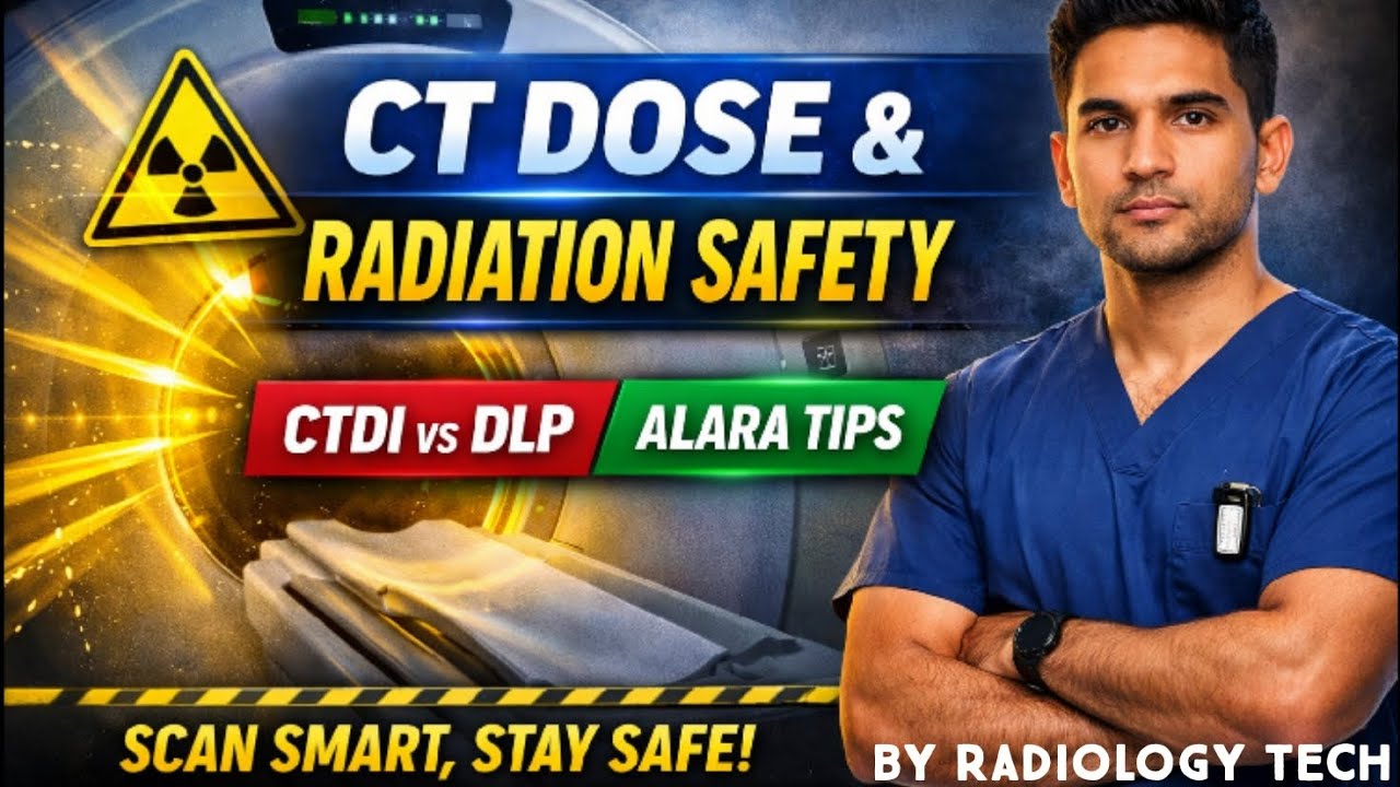 CT Dose & Radiation Safety Explained | ALARA, CTDI vs DLP | Radiology Tech