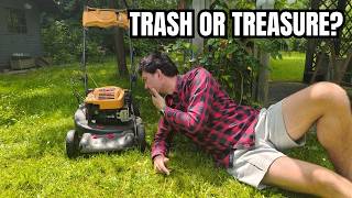 Free Lawn Mower Rescue — Husqvarna Self-Propelled Drive Not Working (Fixed)