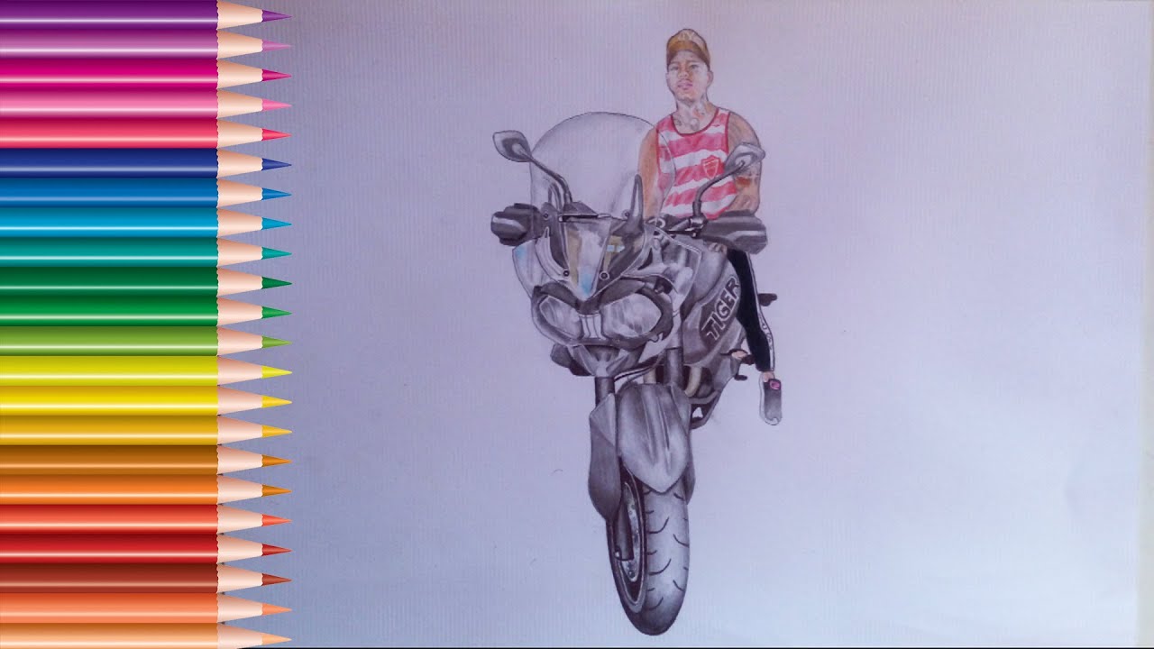 Como DESENHAR uma MOTO #shorts 