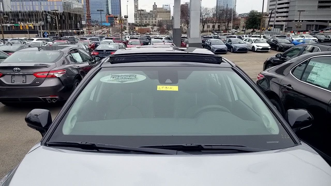 Toyota camry sunroof options - YouTube
