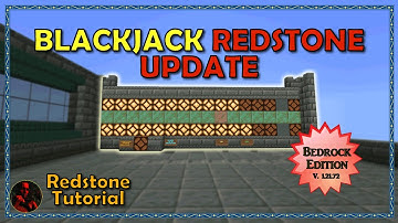BlackJack Redstone Update - May 2025 | Minecraft Win 10, PE - Bedrock Edition