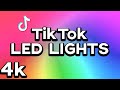 4k 3 hours of tiktok led color lights  no music or ads  mood light smooth