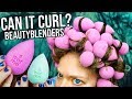 CAN IT CURL? Beauty Blenders! ♡ CURLING MY HAIR WITH Beauty Blenders?