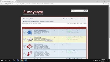 video 4 - setting up and using the online bulletin board