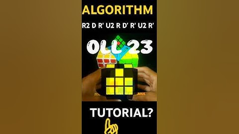 OLL 23 ALGORITHM TUTORIAL?🤯 #shorts #rubikscube #rubikscubetips #shortsfeed #viralshorts