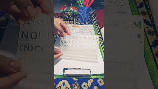 #ALPHABET STENCIL#WRITING SCALE #LETER STENCIL# Drawing #Art# School #Stationery #Youtube Shorts #