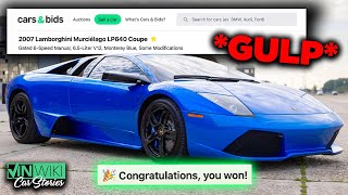 I accidentally bought a Lamborghini... (for a record price)